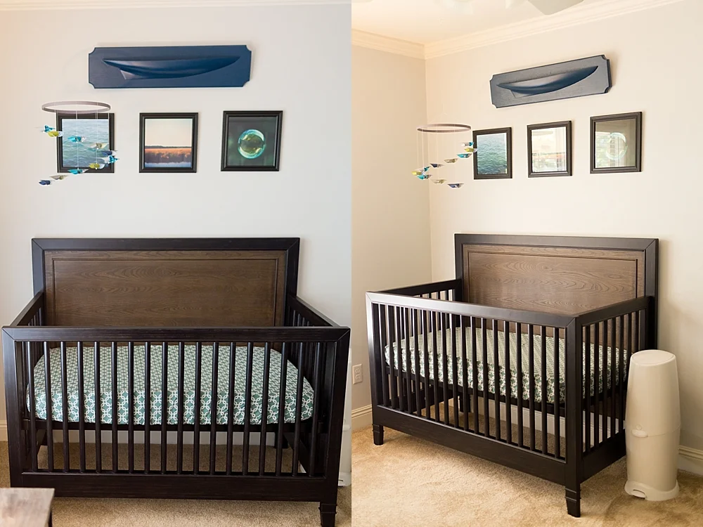 Brown crib nursery 2025